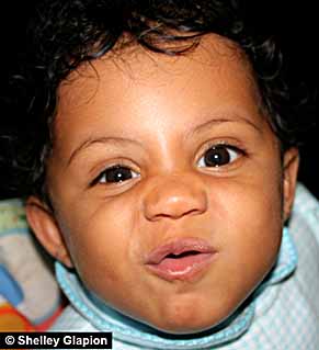 Facial expressions on children