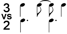 Rhythm exercise 3-3s - "Rhythm explained" by Daniel Laberge